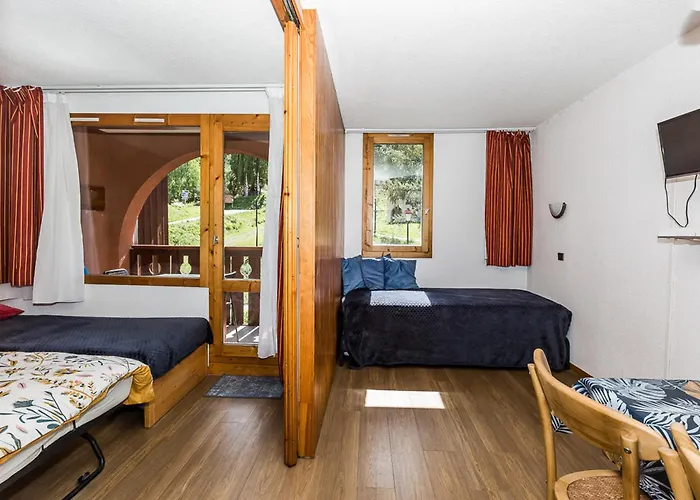 Lägenhet Cosy 2 Pers. Aux Coches, Acces Pistes, Wifi - Fr-1-329-104 La Plagne-Tarentaise